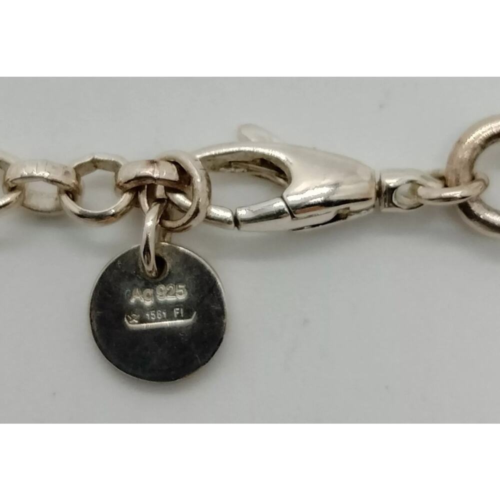 COPY - Gucci Double GG Sterling Silver925 Necklace 21” Full Inclusion - Picture 5 of 9